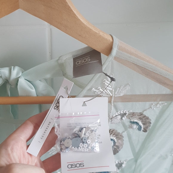 NEW Maternity sequined tulle dress - Picture 3 of 5